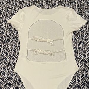 Open back body suit